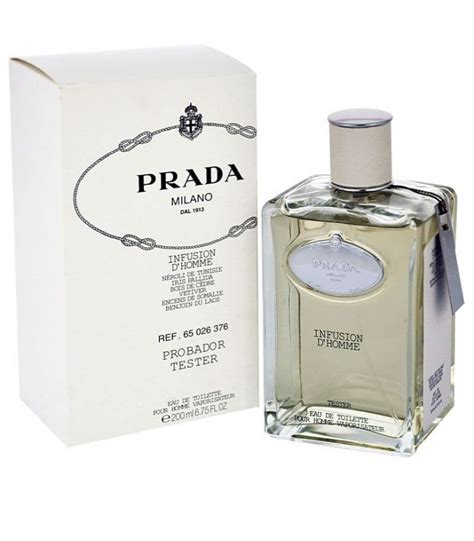 prada infusion d homme 200 ml tester|men's prada black aftershave.